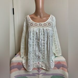 AEO crochet blouse